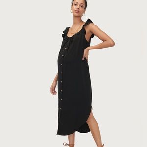 Hatch Black Midi Dress